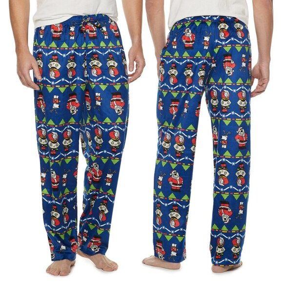 New! Family Guy Cartoon Christmas Fleece Lounge Pants Pajama Bottoms